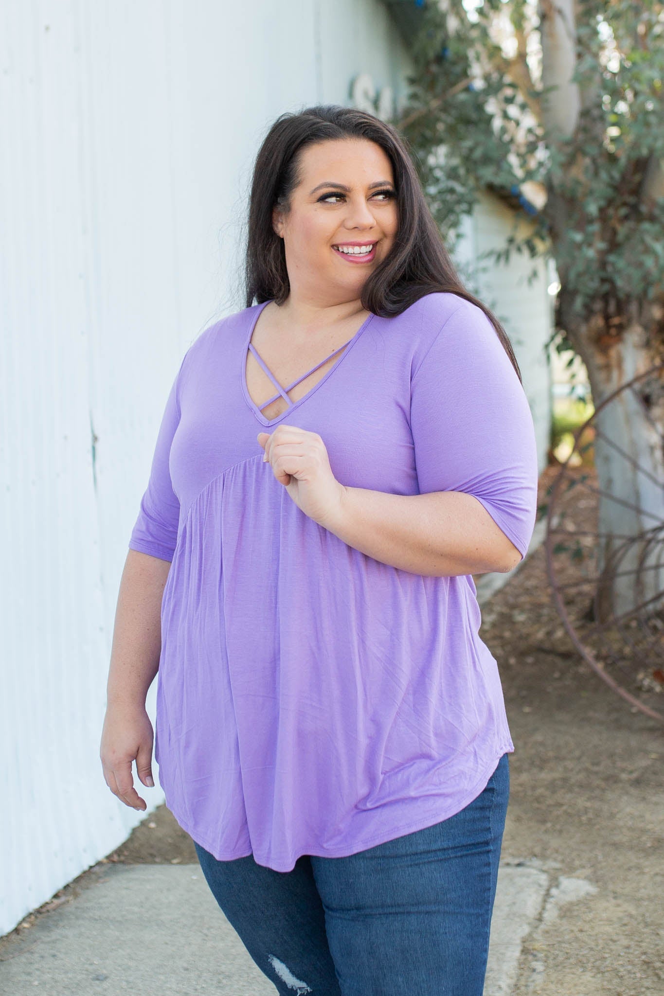 Crossroads Babydoll in Lavender