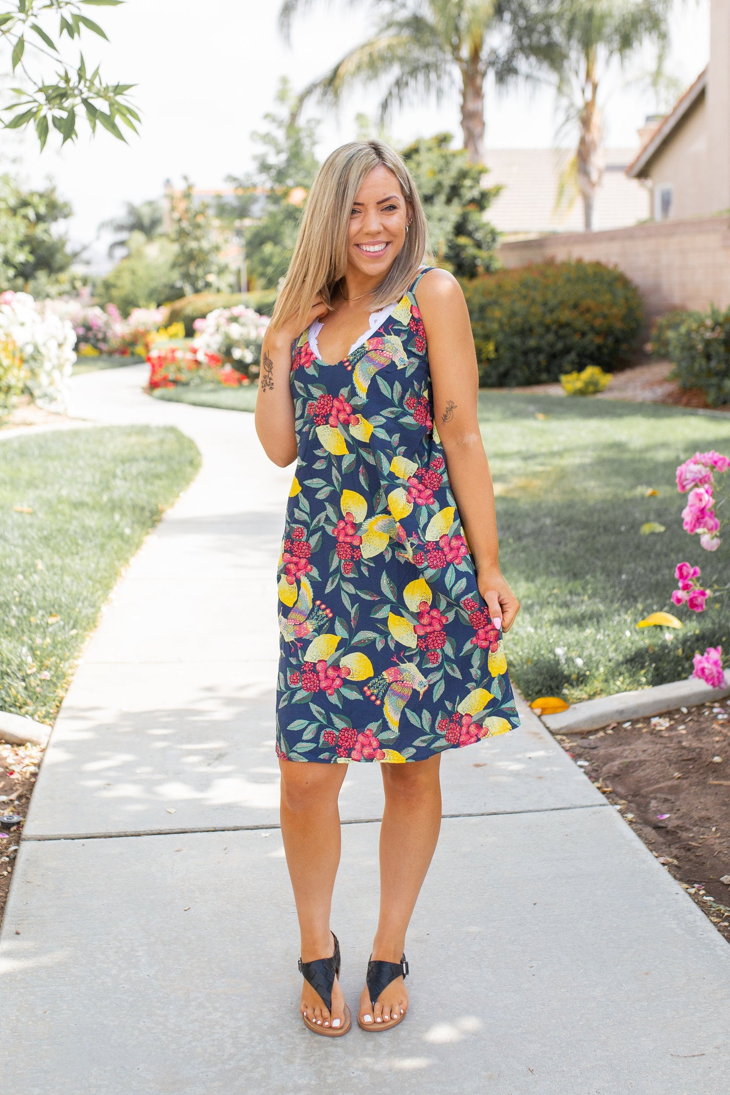 Raspberry Lemonade Summer Dress