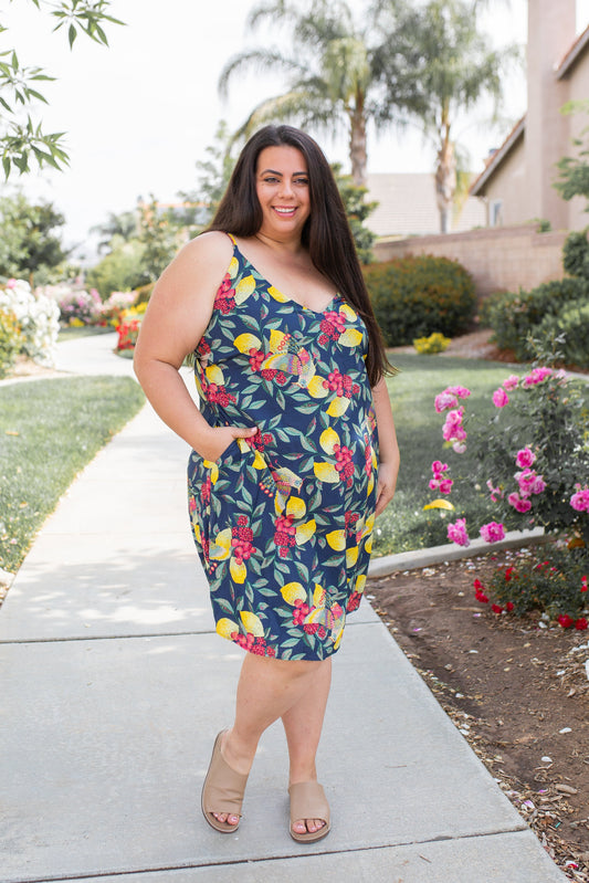 Raspberry Lemonade Summer Dress