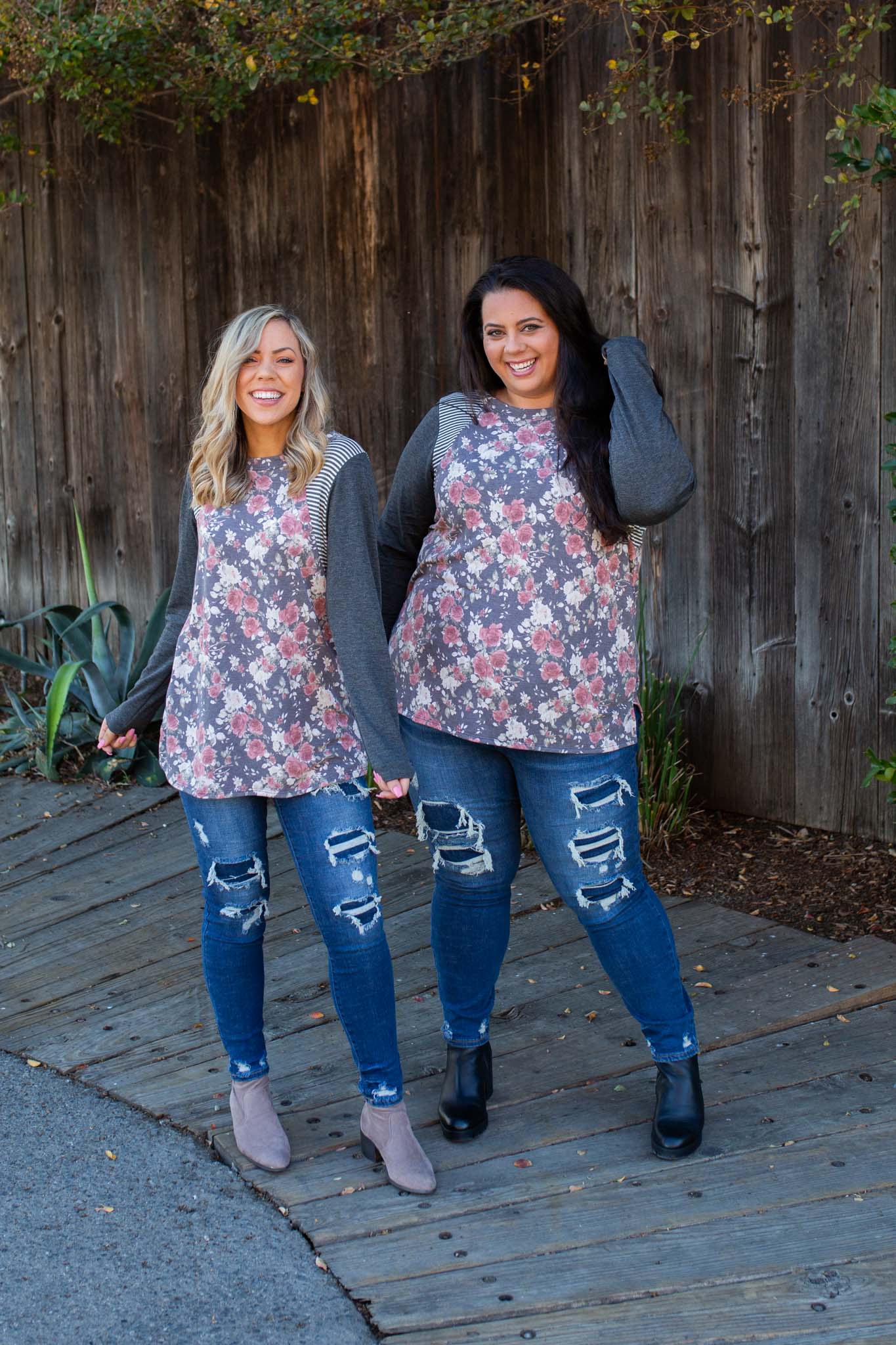 Ring Around The Roses Long Sleeve Top