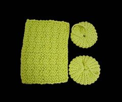 Scrubbie and Washcloth set