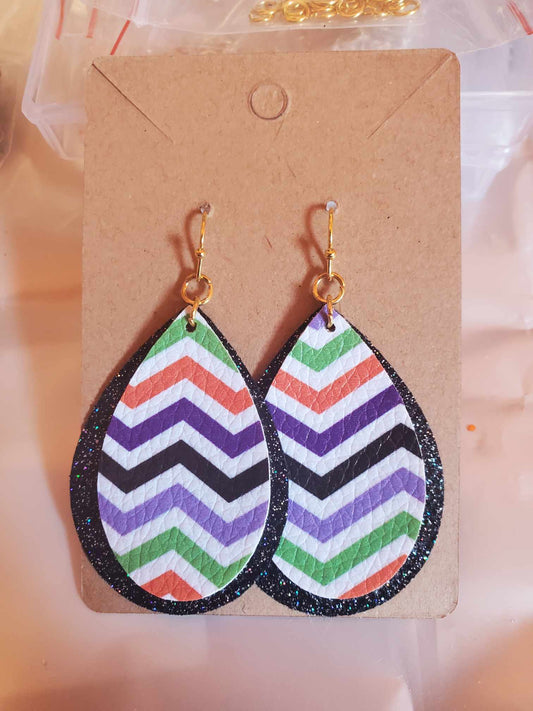 ZigZag Halloween Earrings