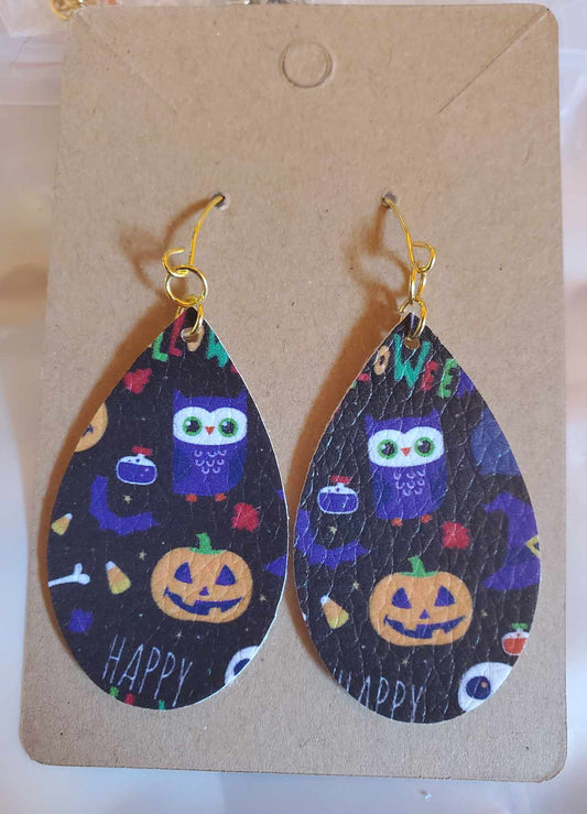 Pumpkin Friends earrings