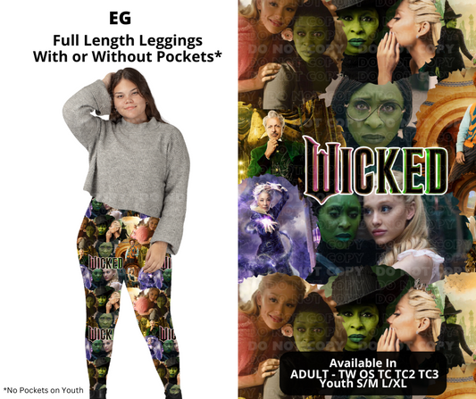 Preorder! Closes 12/11. ETA Feb. EG Full Length Leggings w/wo Pockets