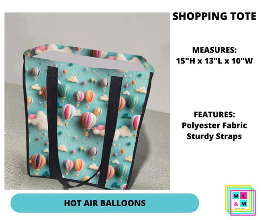 Hot Air Balloons Shopping Tote