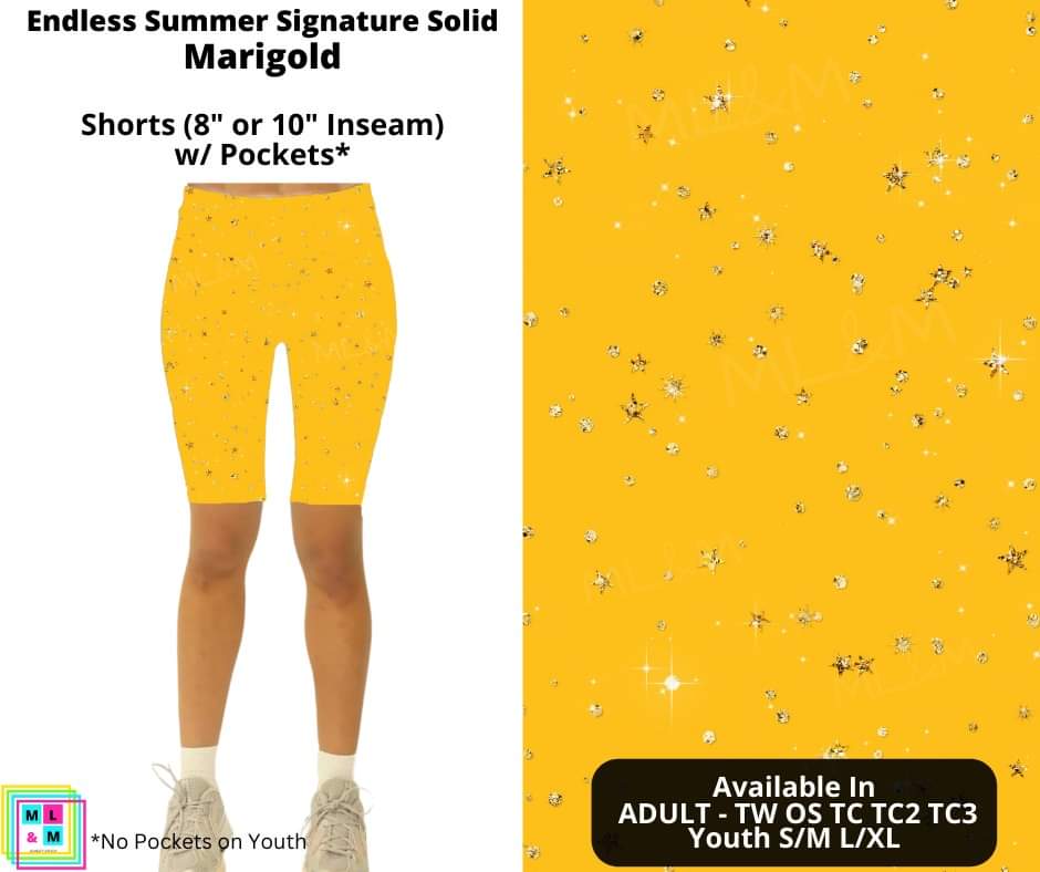 Marigold Shorts w/ Pockets