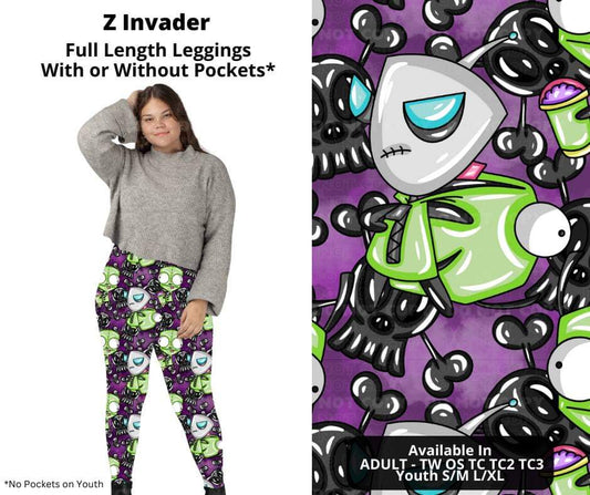 Z Invader Full Length Leggings w/ Pockets