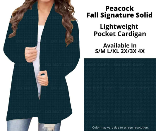 Peacock Pocket Cardigan