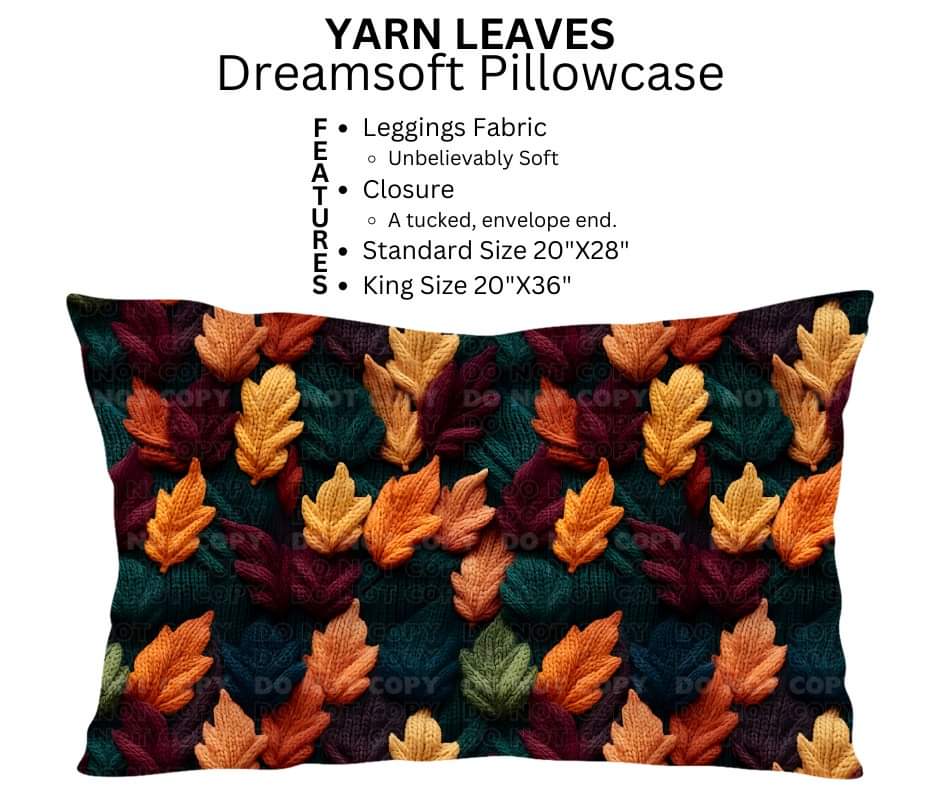 Yarn Leaves Dreamsoft Pillowcase