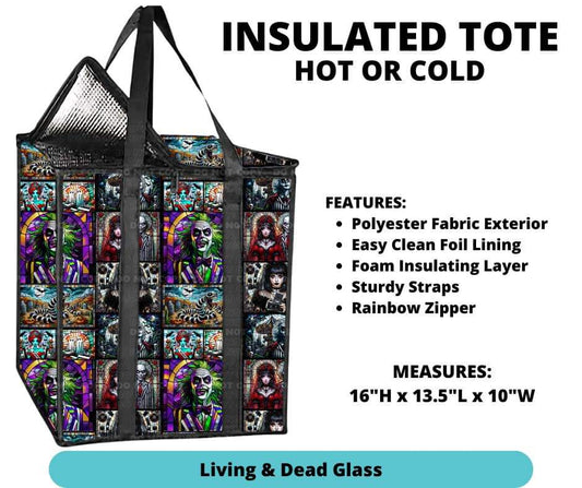 Living & Dead Glass Insulated Tote