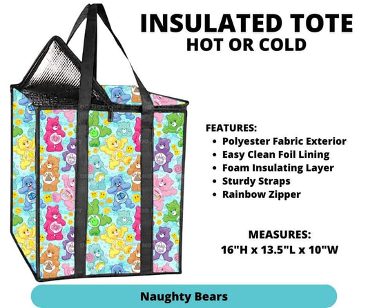 Naughty Bears Insulated Tote