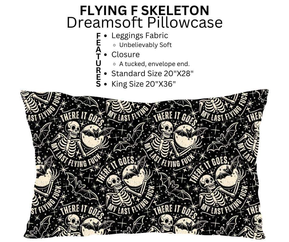 Flying F Skeleton Dreamsoft Pillowcase