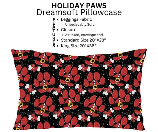 Holiday Paws Dreamsoft Pillowcase