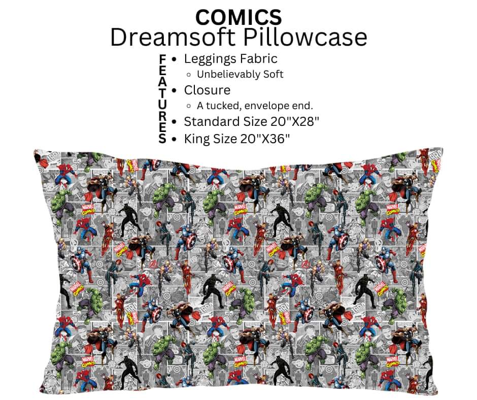 Comics Dreamsoft Pillowcase