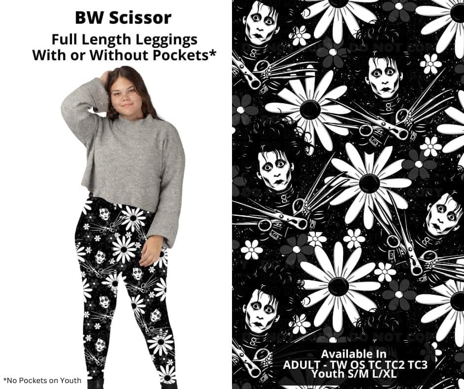 BW Scissor Full Length Leggings w/ Pockets