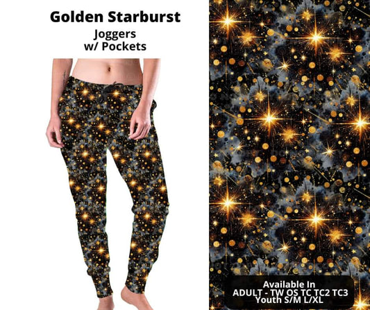 Golden Starburst Joggers