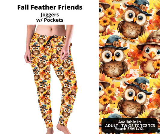 Fall Feather Friends Joggers