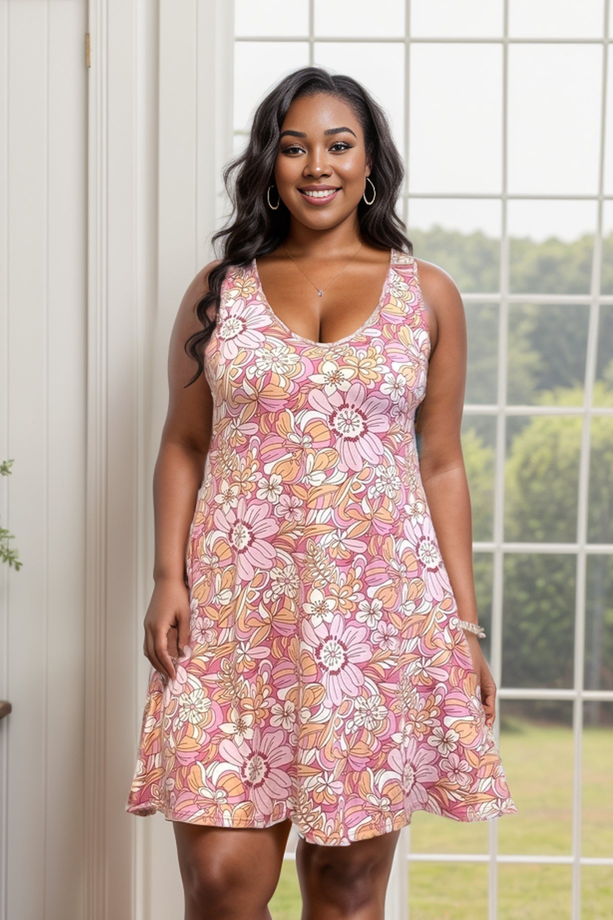 Floral Excitement - Swing Dress