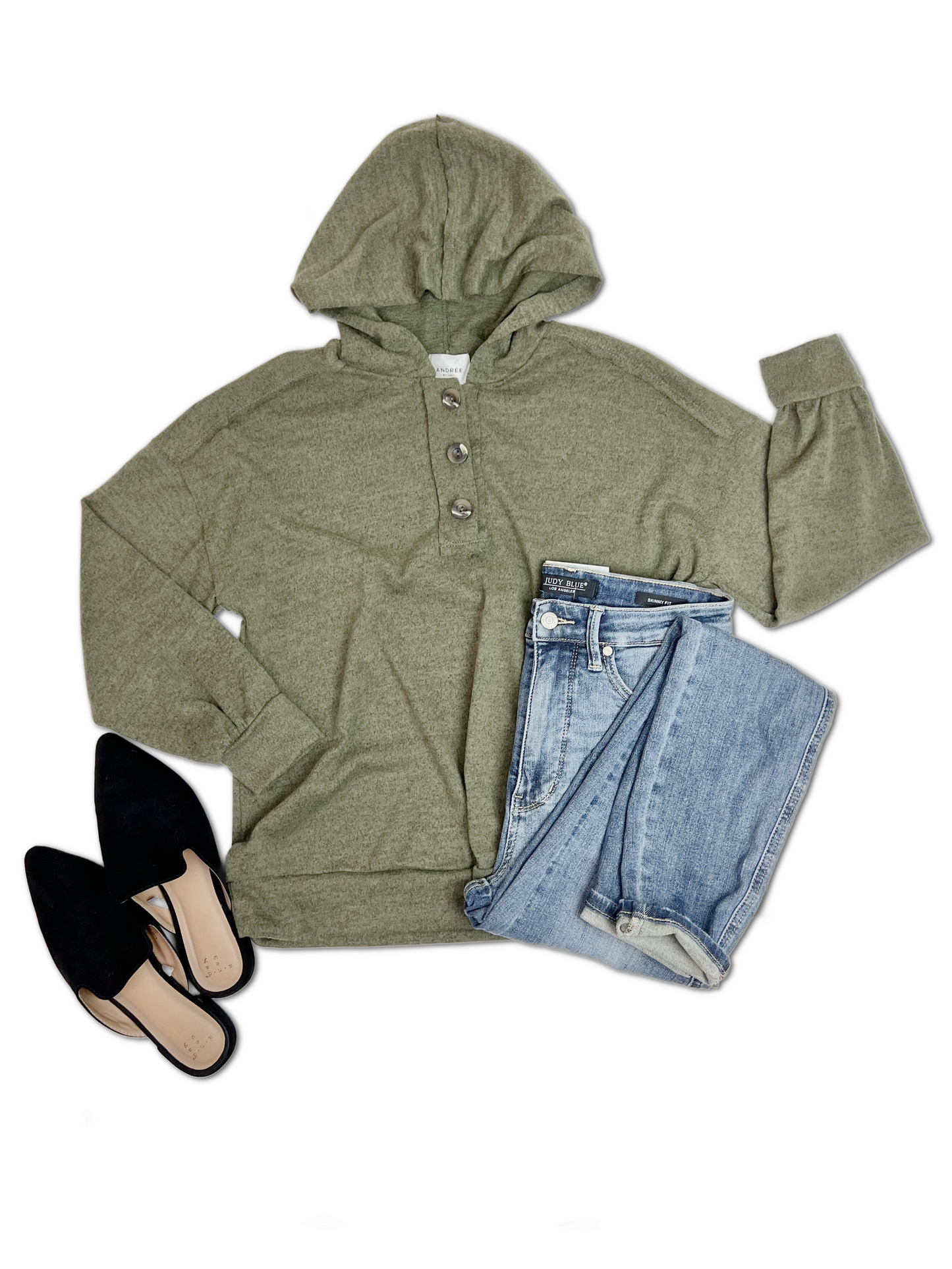 Devine Olive - Hooded Pullover