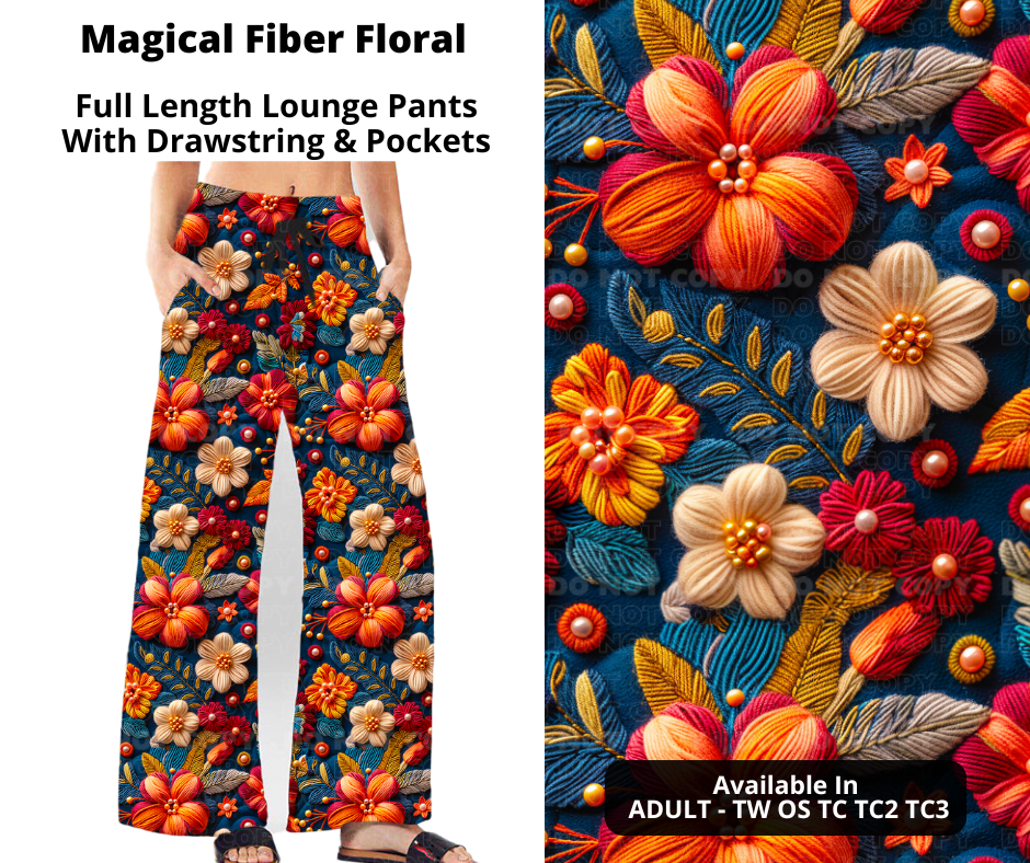 Magical Fiber Floral Full Length Lounge Pants