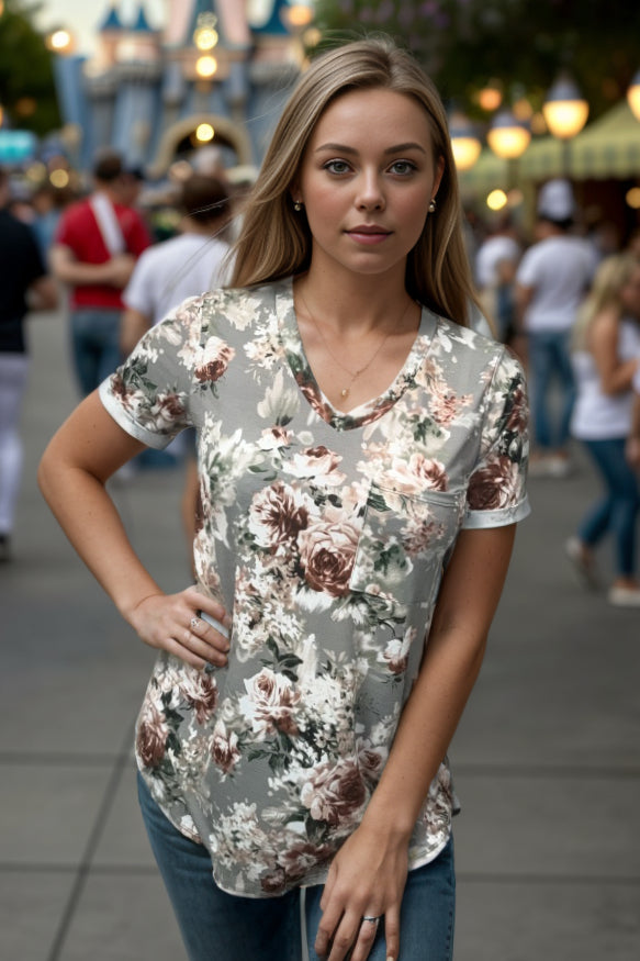 Misty Rose Short Sleeve