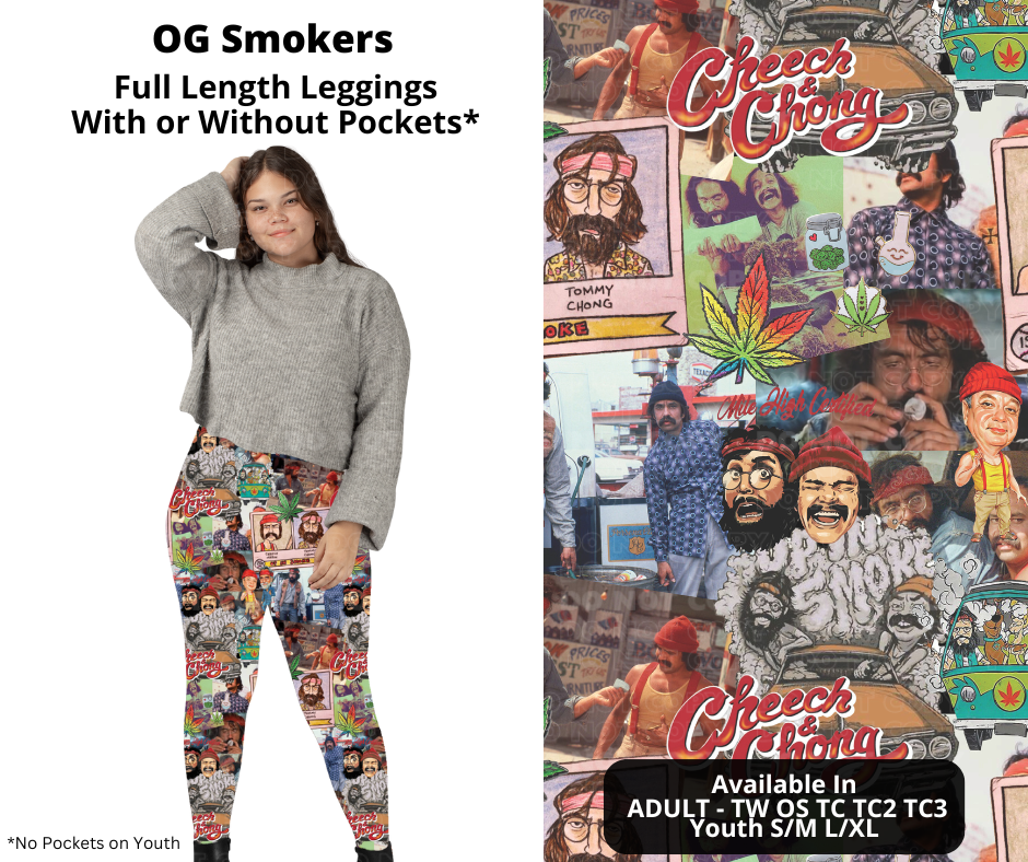 OG Smokers Full Length Leggings w/ Pockets