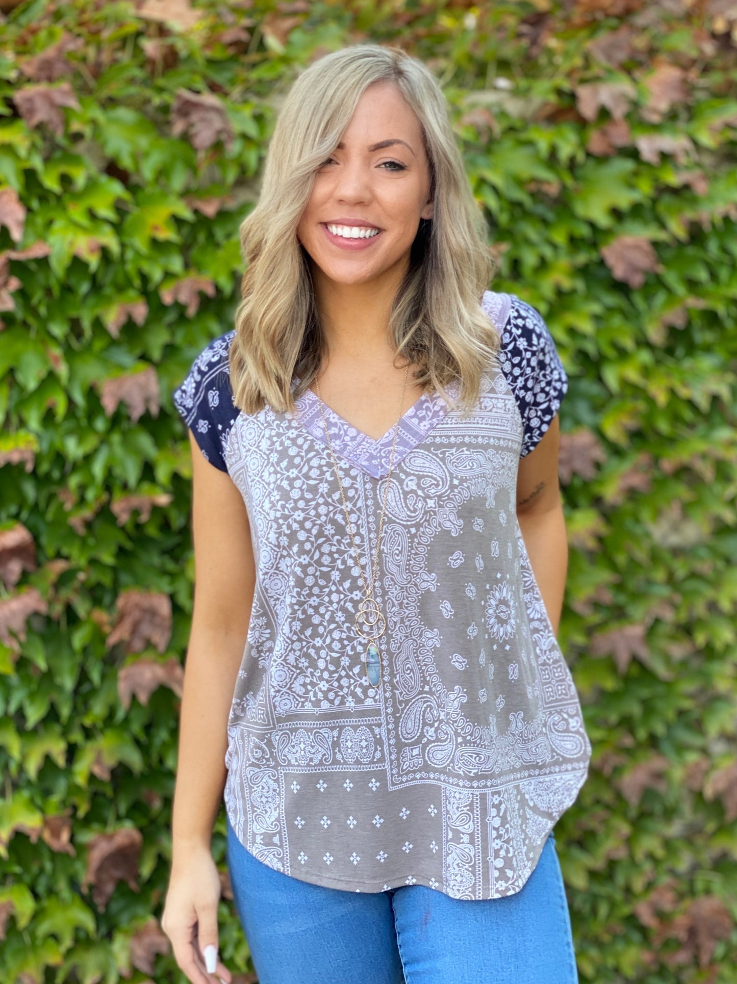 Paisley Mae Short Sleeve Top