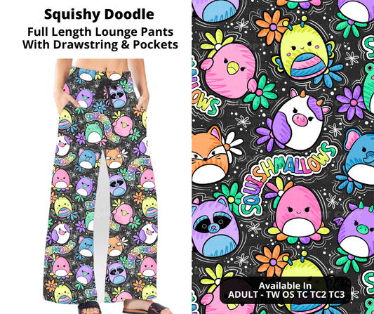 Preorder! Closes 12/2. ETA Feb. Squishy Doodle Full Length Lounge Pants