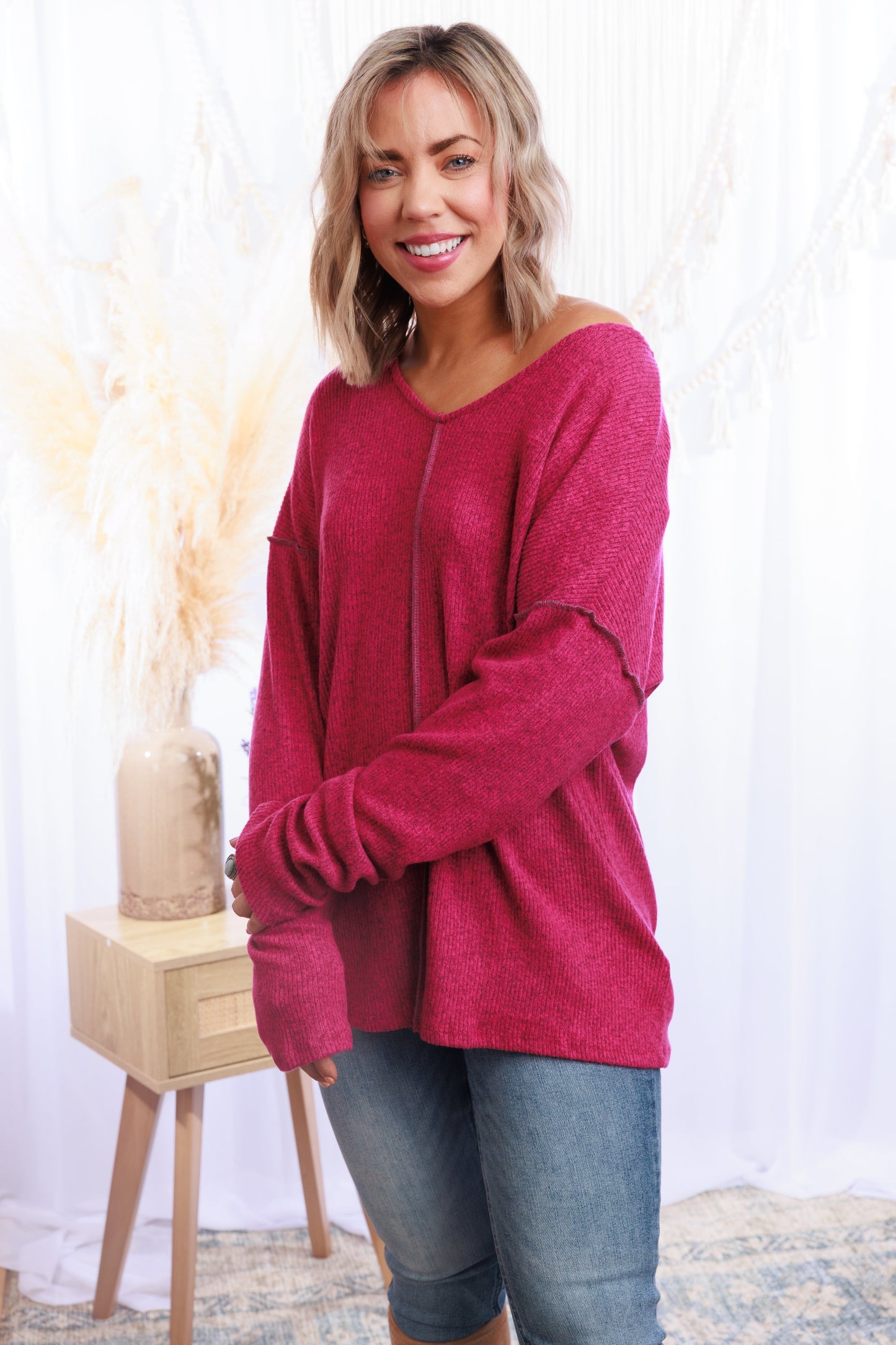 Stellar Fuchsia Pullover