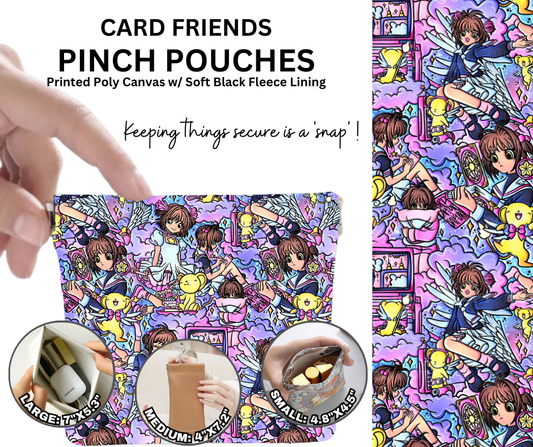 Preorder! Closes 12/5. ETA Feb. Card Friends Pinch Pouches in 3 Sizes