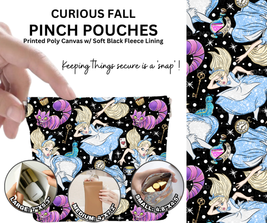 Preorder! Closes 12/5. ETA Feb. Curious Fall Pinch Pouches in 3 Sizes