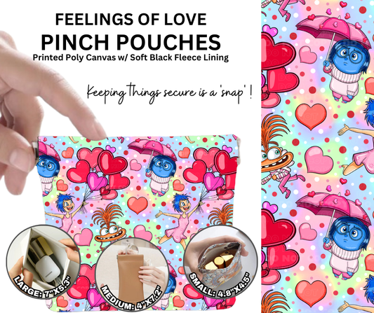 Preorder! Closes 12/5. ETA Feb. Feelings of Love Pinch Pouches in 3 Sizes