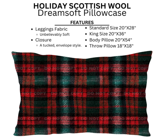 Holiday Scottish Wool Dreamsoft Pillowcases