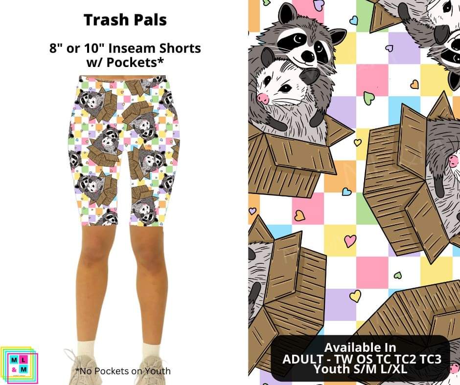 Trash Pals Shorts w/ Pockets