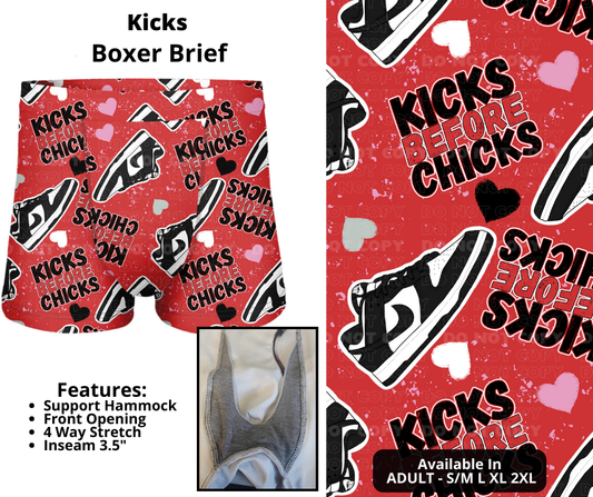 Preorder! Closes 12/12. ETA Feb. Kicks Boxer Briefs