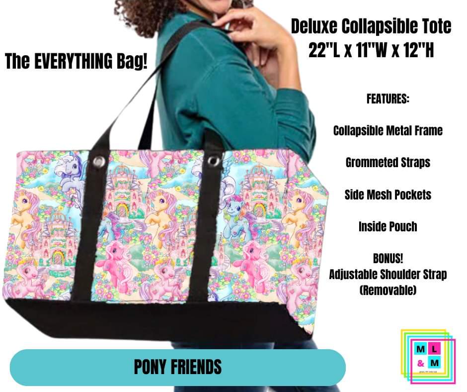 Pony Friends Collapsible Tote