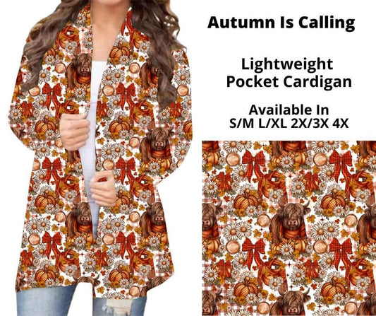 Autumn Is Calling Pocket Cardigan