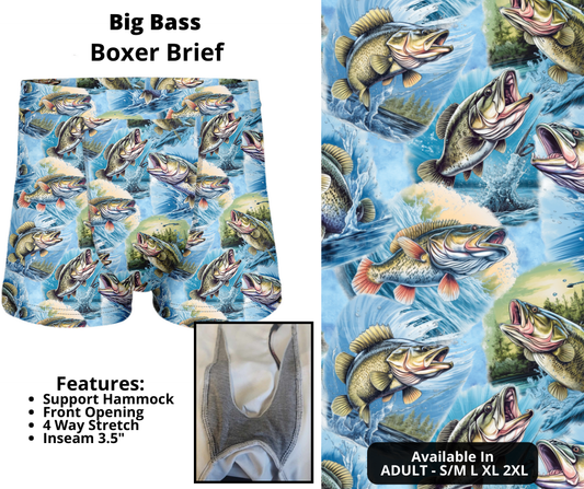 Preorder! Closes 12/12. ETA Feb. Big Bass Boxer Briefs