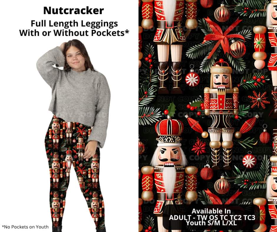 Nutcracker Full Length Leggings w/ Pockets