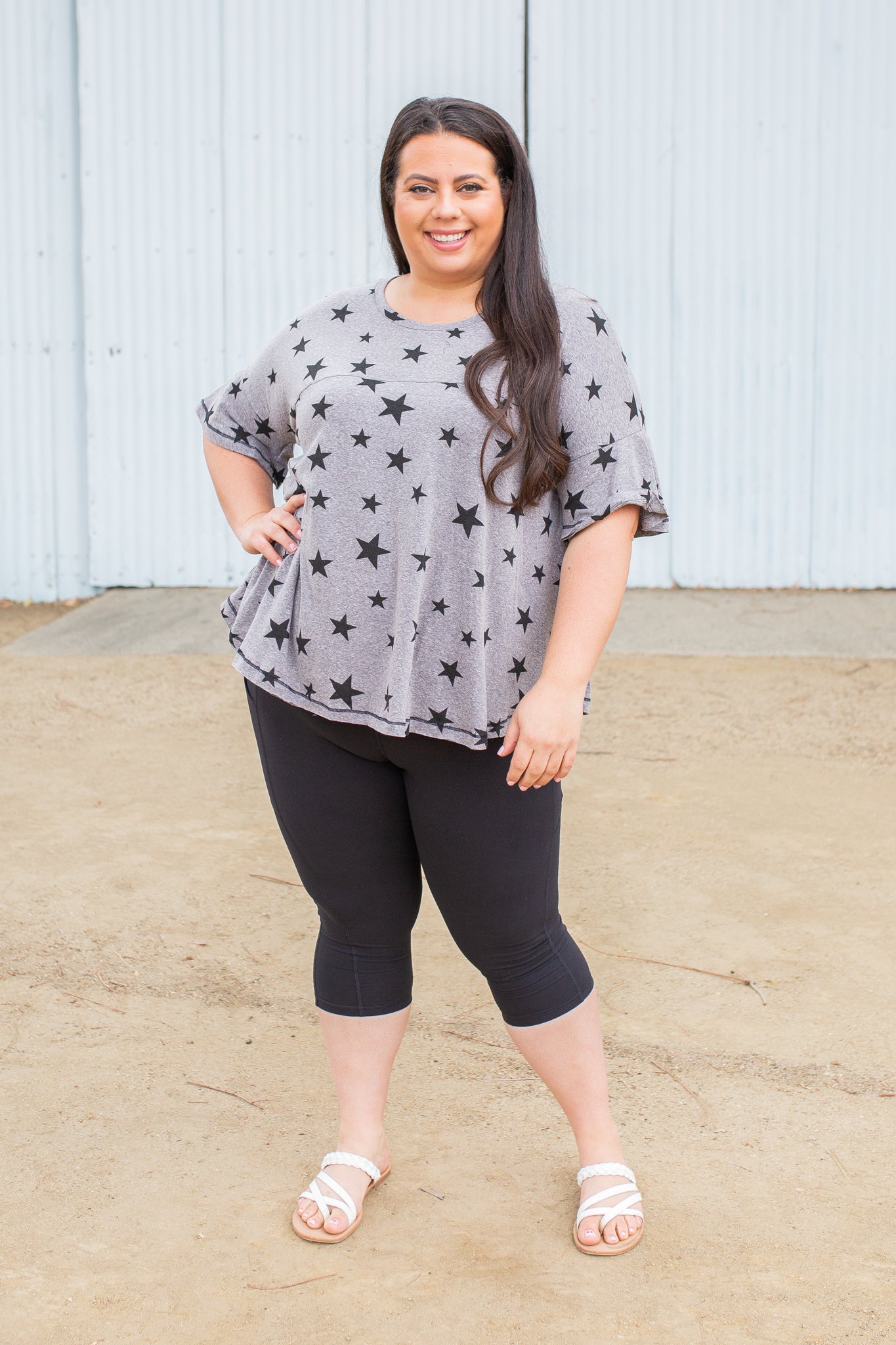 Starry Night Short Sleeve Top