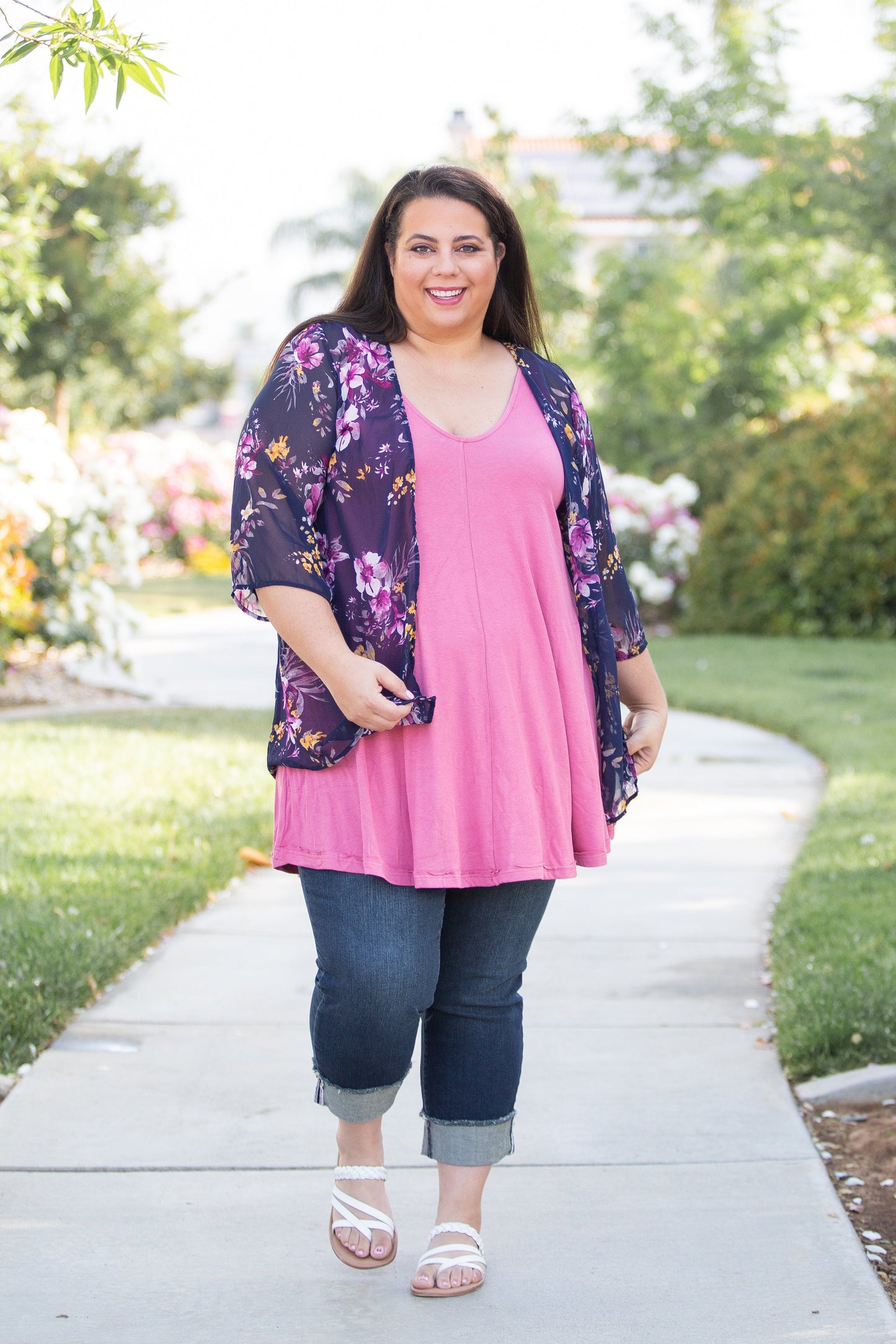 Midnight Floral Kimono