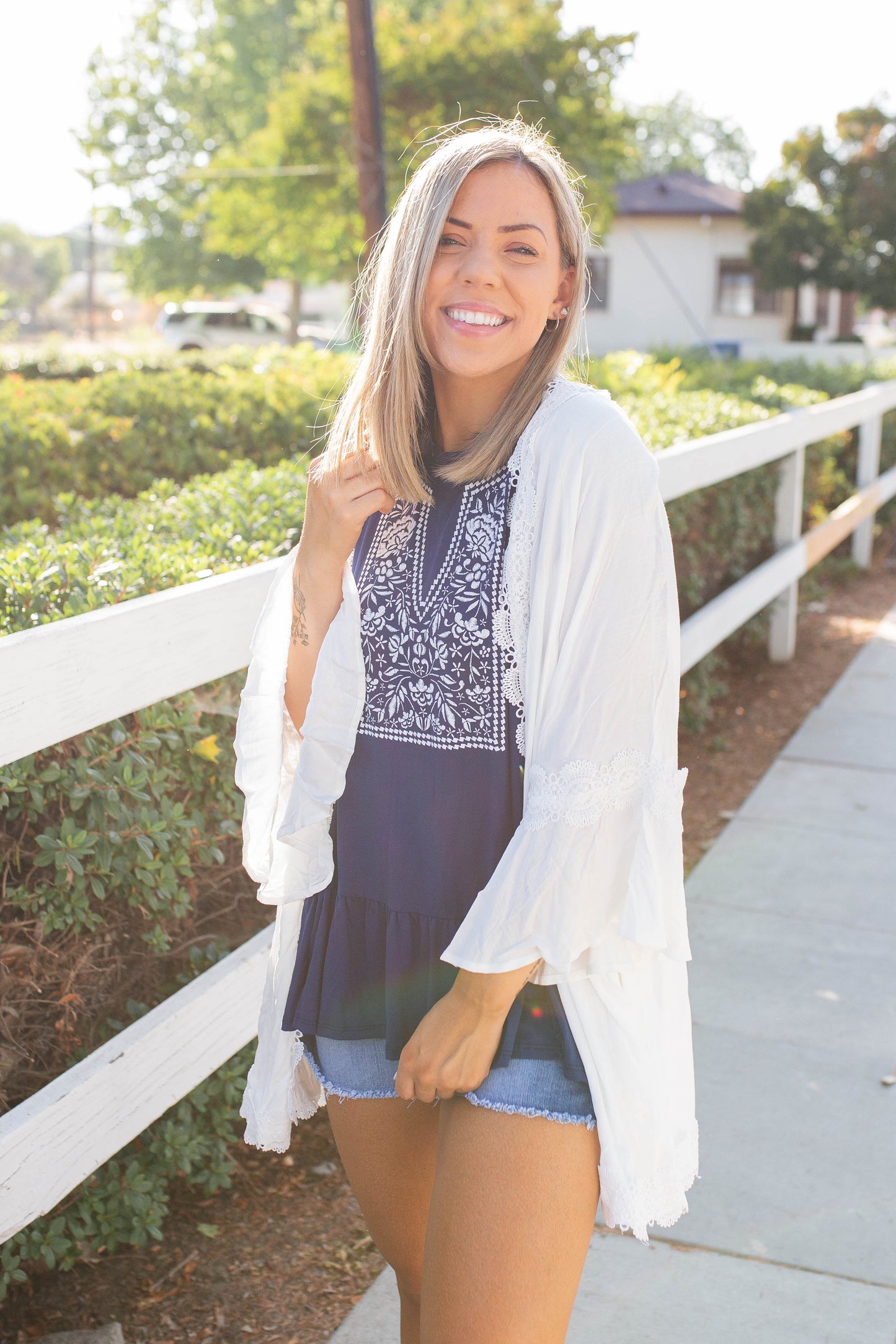 Hot As Ice Kimono Cardigan