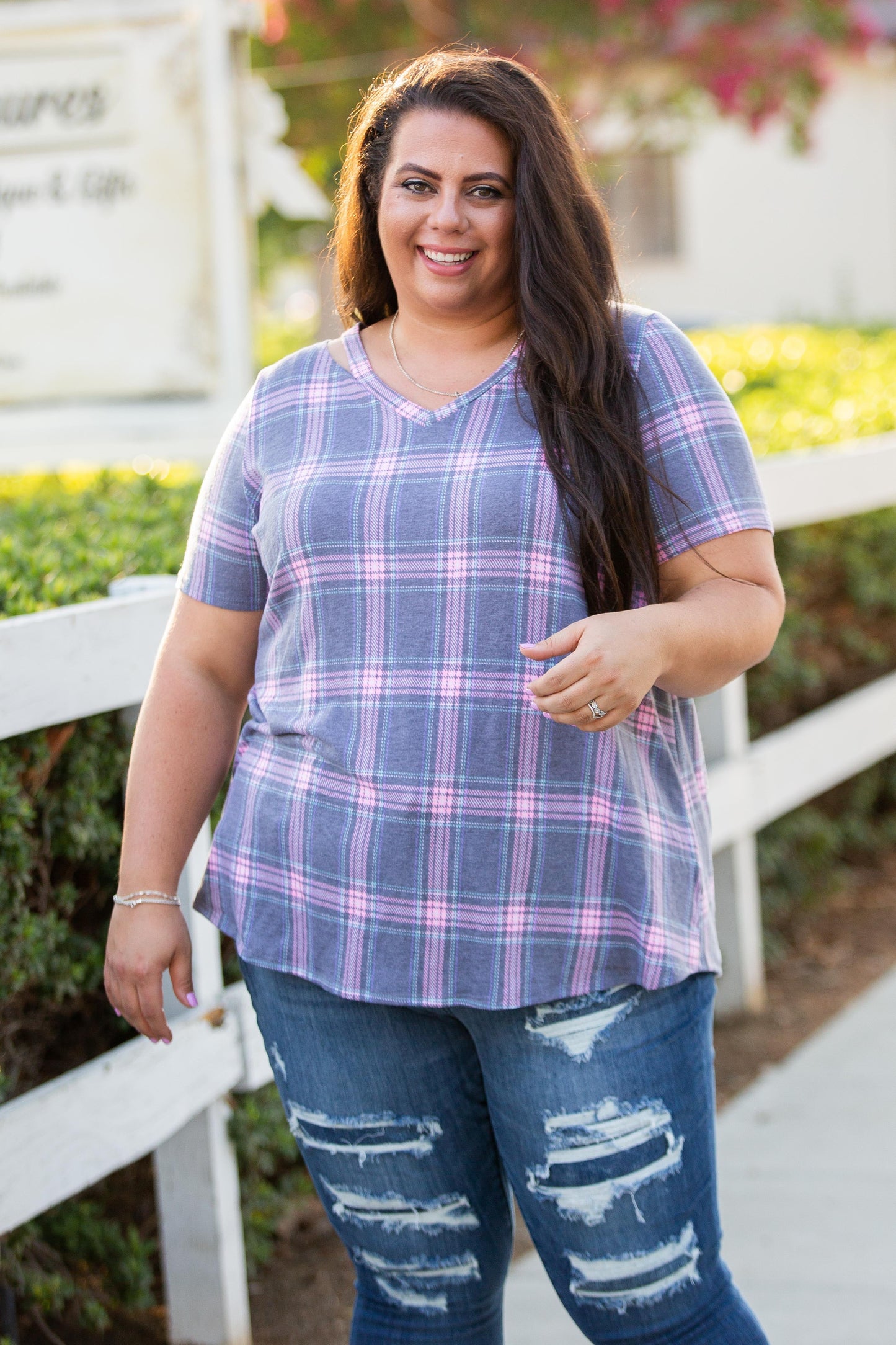 Country Club Plaid Short Sleeve