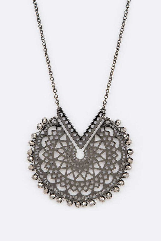 Mandala Pendant Necklace