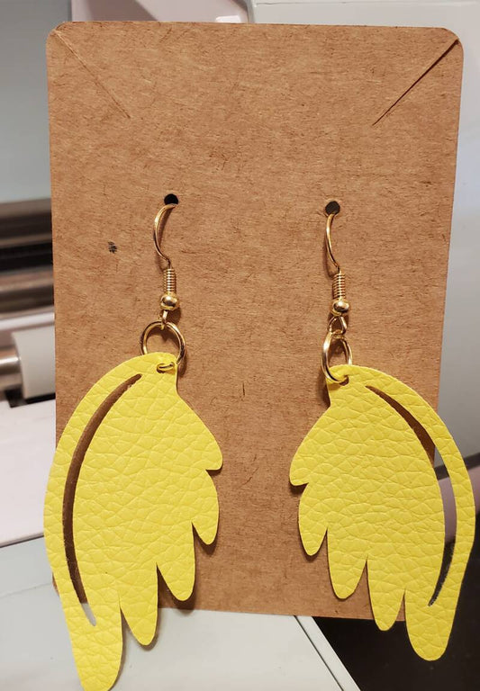 Angel wings earrings