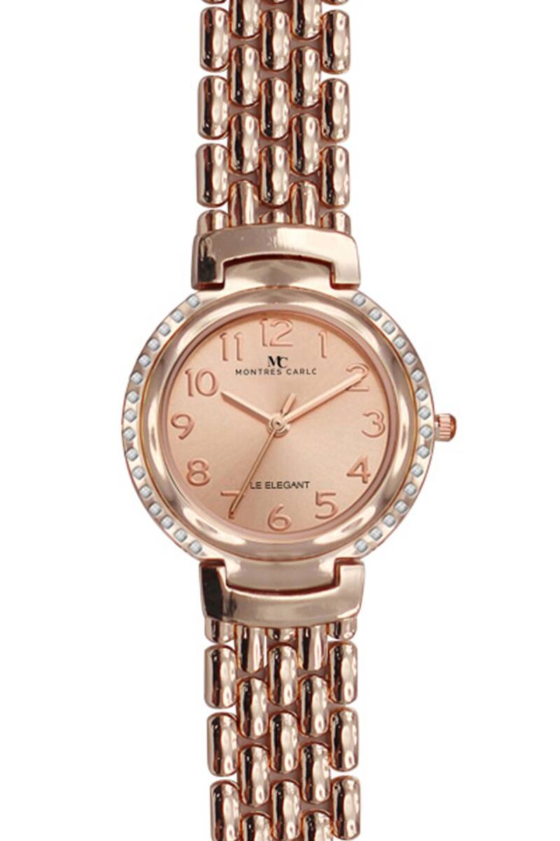 Rose gold watch