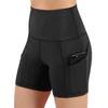 Yoga shorts with phone pocket