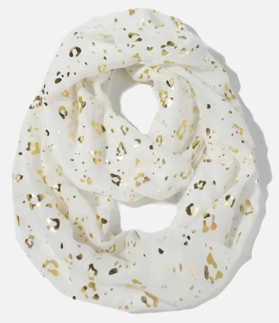 Leopard Print Infinity Scarf