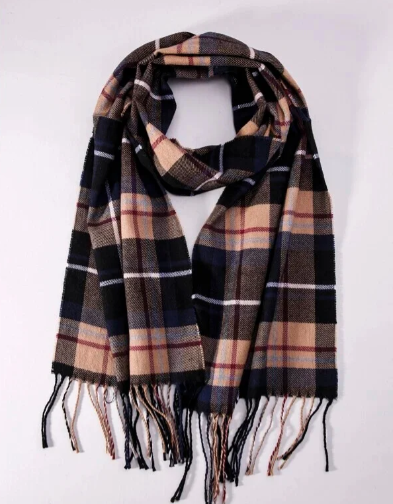 Men's Plaid Scarf