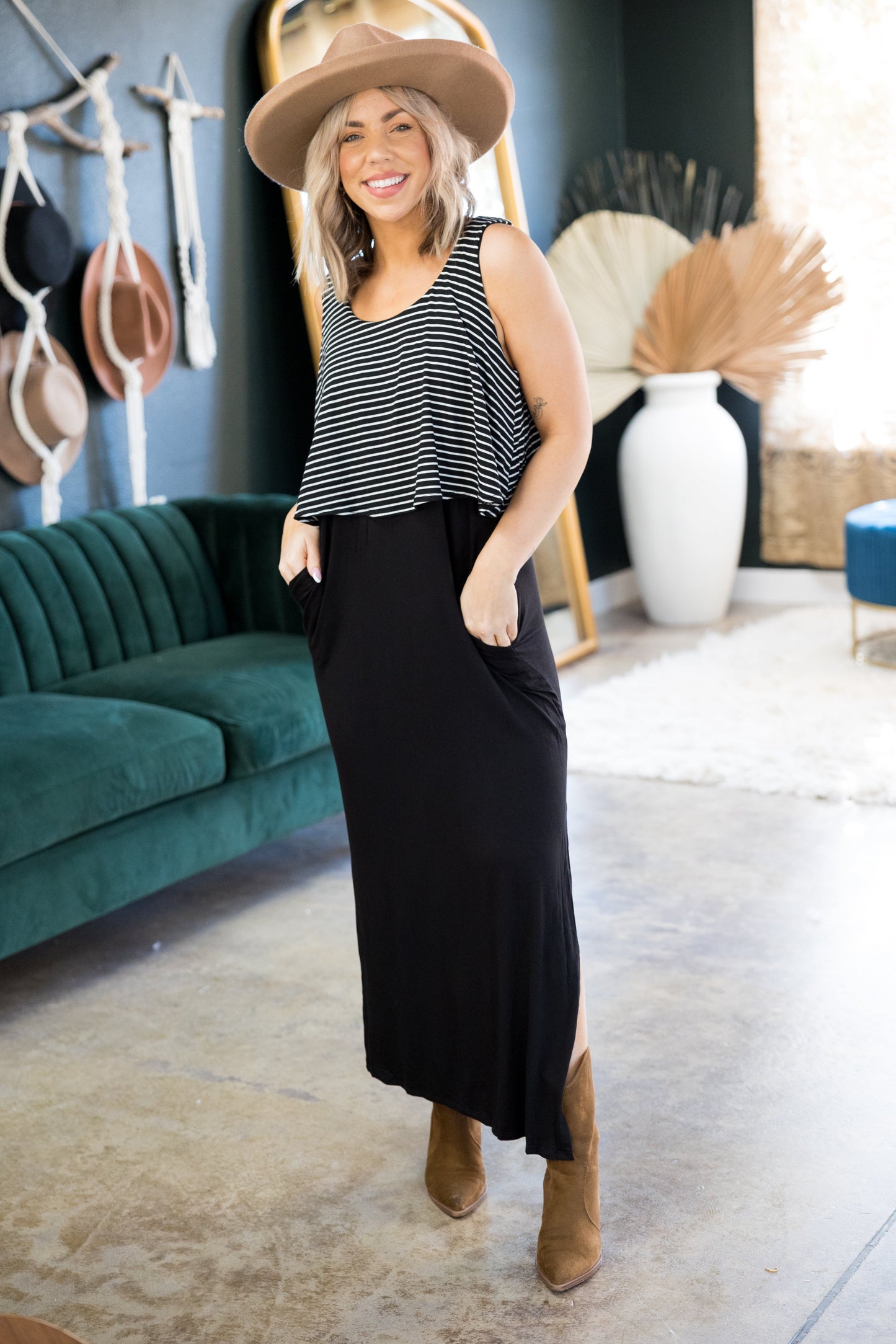 Unleash Your Beauty - Striped Maxi